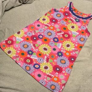 Hanna Andersson Pink Floral Kids Casual Dress